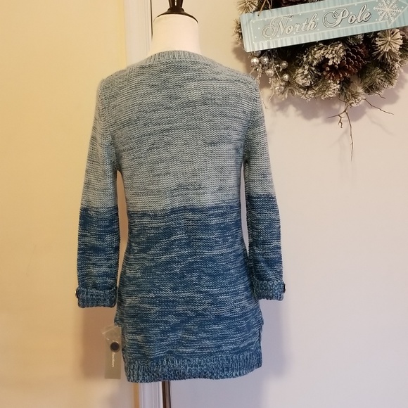 🆕️ Fall Cozy Basic Oversized Knit Sweater Blue - Picture 7 of 8